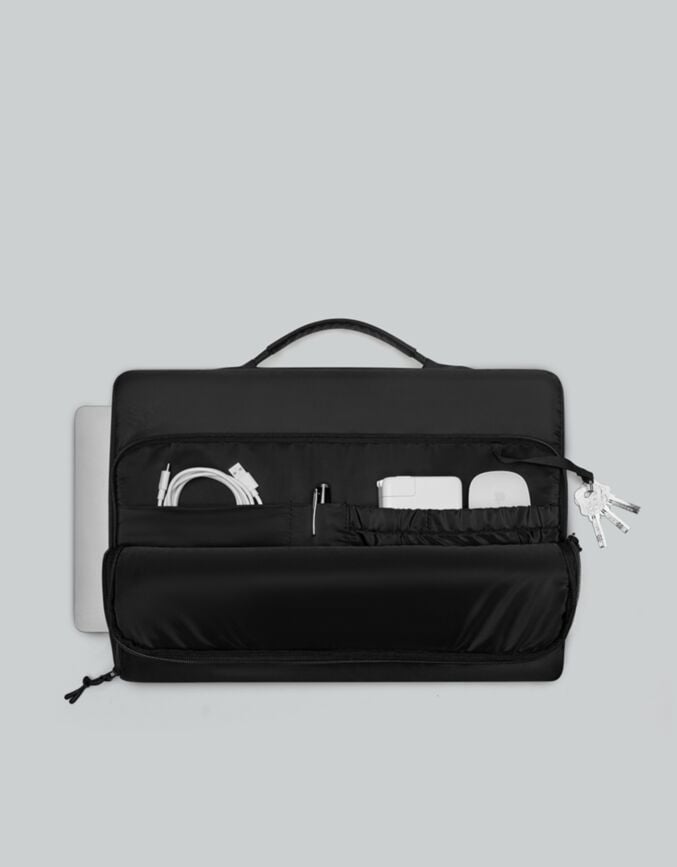 Däsh Cushioned Briefcase - 16 Black