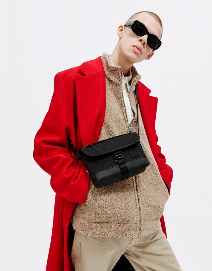 Heritage Mini Messenger - Black Black