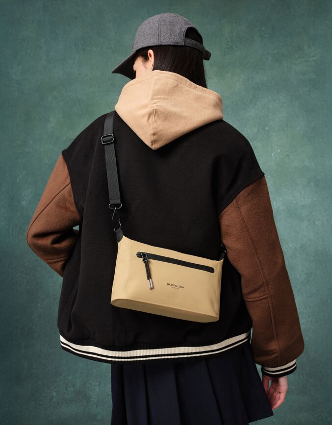 Lightweight DuoSeal Crossbody Latte