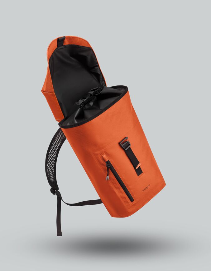 Lightweight DuoSeal Flap Backpack 14 Orange Flame