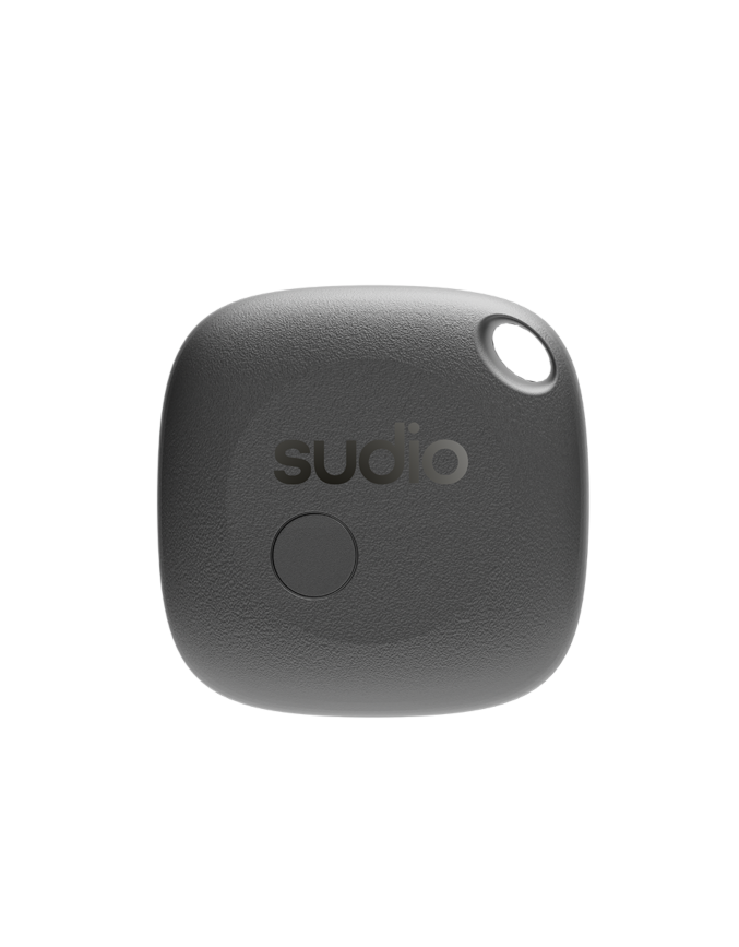 The Smart Tracking Tag Sudio O1 Black (Works with Apple Find My) Black