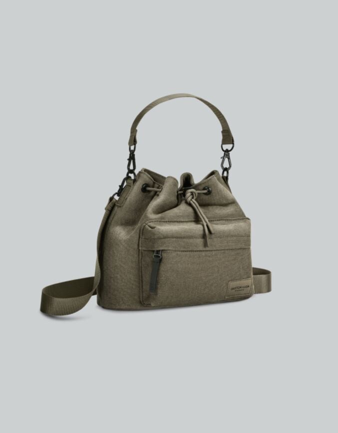 Spläsh Bucket Crossbody Weave Fern Green