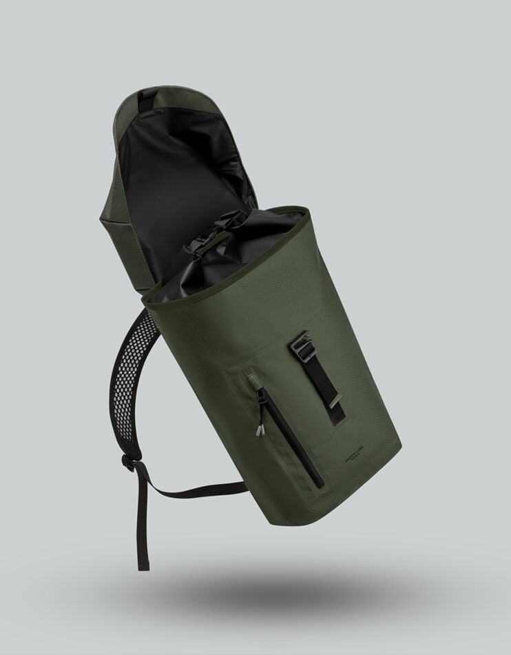 DuoSeal Flap Backpack 14" | Waterproof & Secure – Gaston Luga