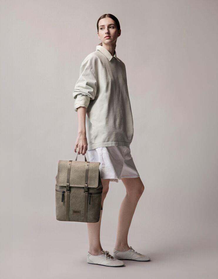 Spläsh 2.0 Backpack 14” Weave, Fern Green | Canvas Laptop Bag