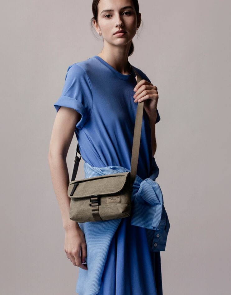 Spläsh crossbody bag, Weave Fern Green - Sustainable, chic crossbody bag