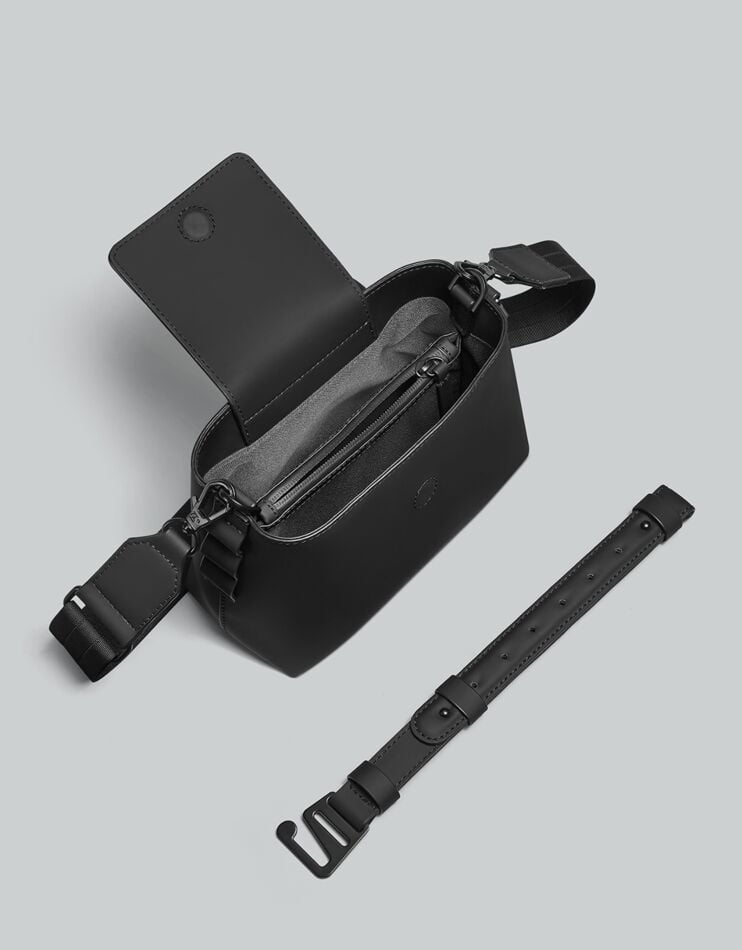 Spläshini - Clean, contemporary, compact crossbody bag.