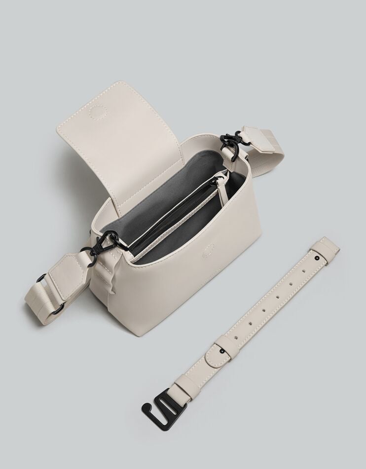 Spläshini - Clean, contemporary, compact crossbody bag.