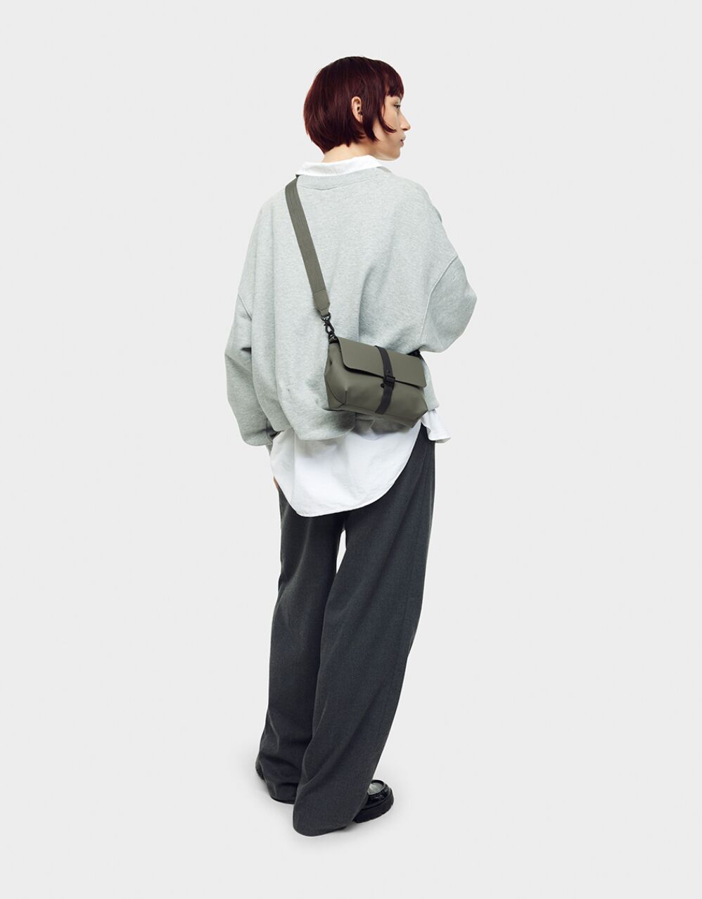 ファッション louren バッククロスボディスーツ トップス 