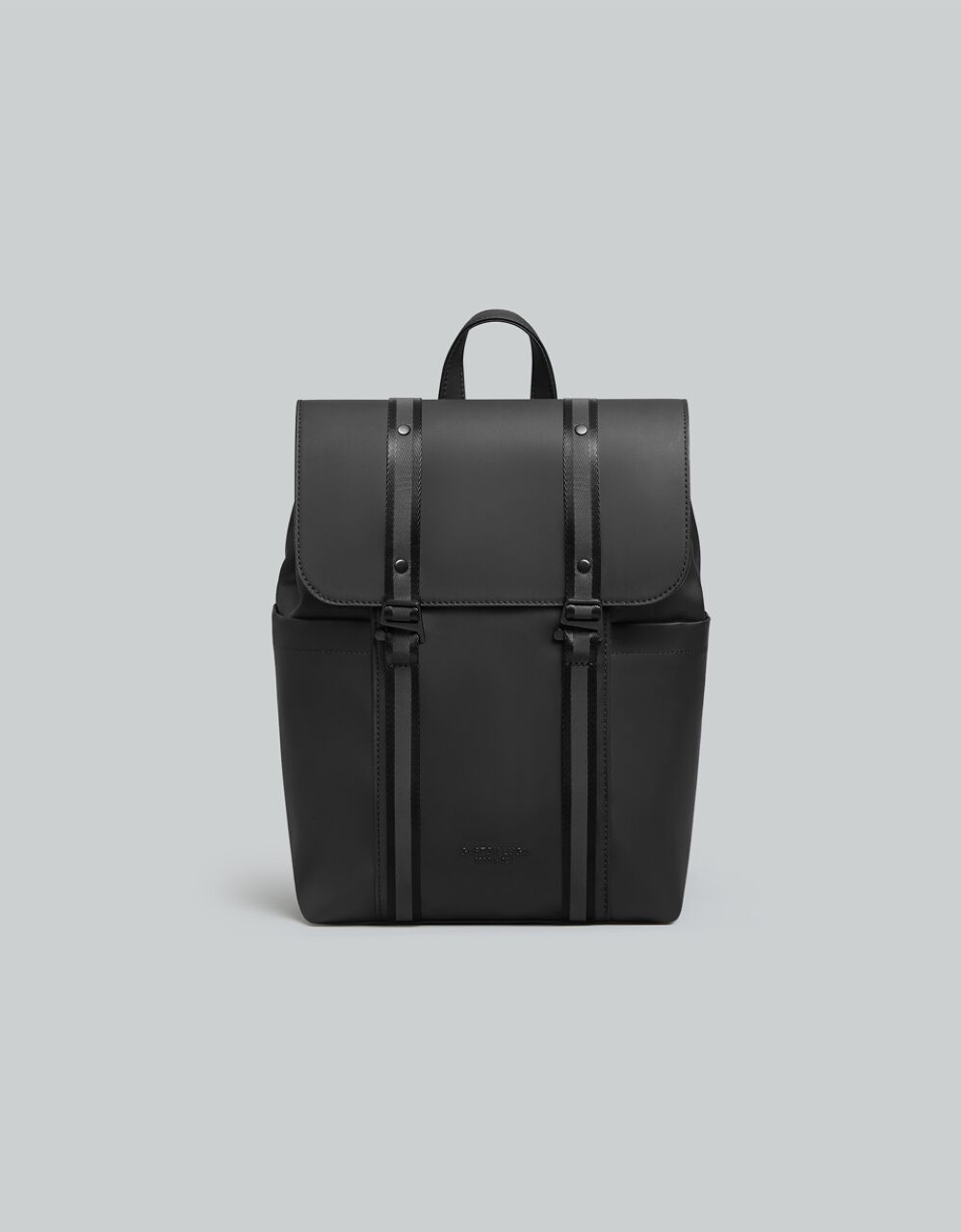Black Mini Backpack Lightweight Vegan Backpack Purse 