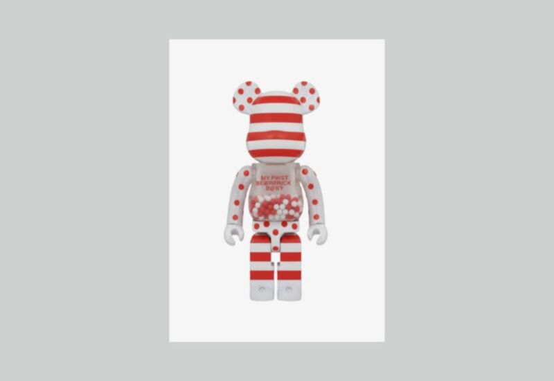 BE@RBRICK 1000% My First Baby Red White, 2016