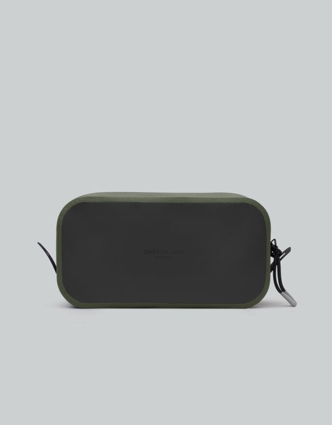 Lightweight DuoSeal Toiletry Bag Olive