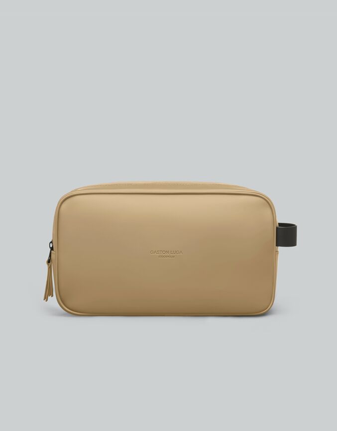 Spläsh Double Zipped Toiletry Bag Latte