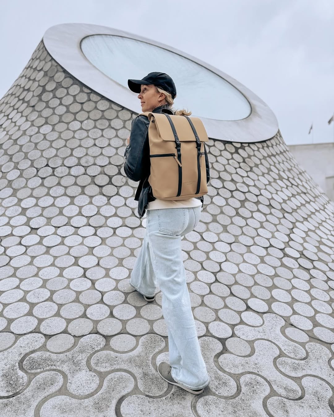 Spläsh 2.0  backpack in Latte. Waterproof. Lightweight. Ready for the city.Up to 50% off — summer sale now on at gastonluga.com.#GastonLuga #AnywhereWithGL