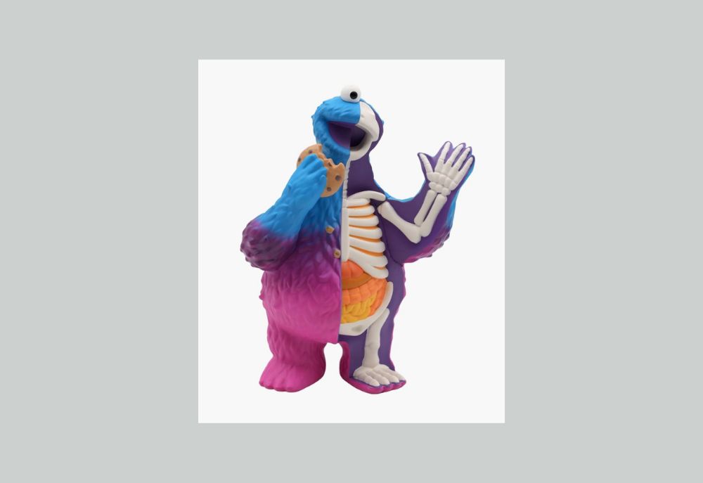 Mighty Jaxx  Mighty Jaxx Cookie Monster (DBTK Edition) XXRAY Plus by Jason Freeny, 2023