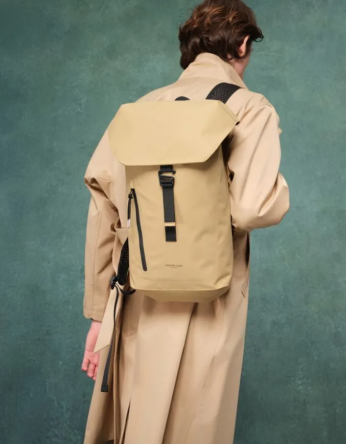 Lightweight DuoSeal Flap Backpack 14 Latte
