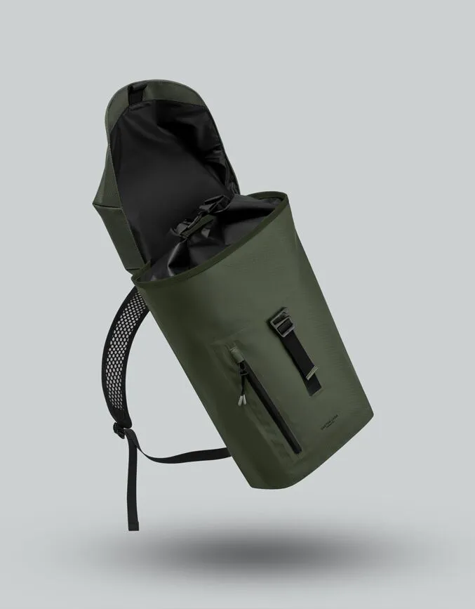 Lightweight DuoSeal Flap Backpack 14 橄欖綠