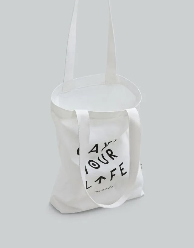 Smiley Tote Bag（スマイリートートバッグ） ホワイト