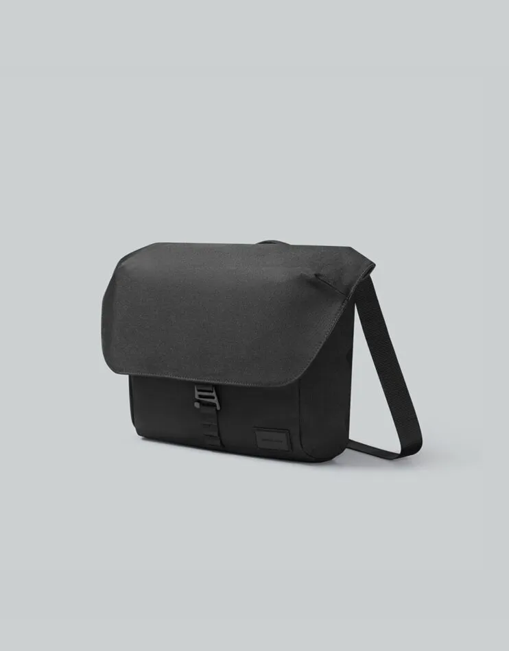 Spläsh Messenger 14 Laptop Bag, Weave Black – Durable, Water-Resistant & Eco-Friendly