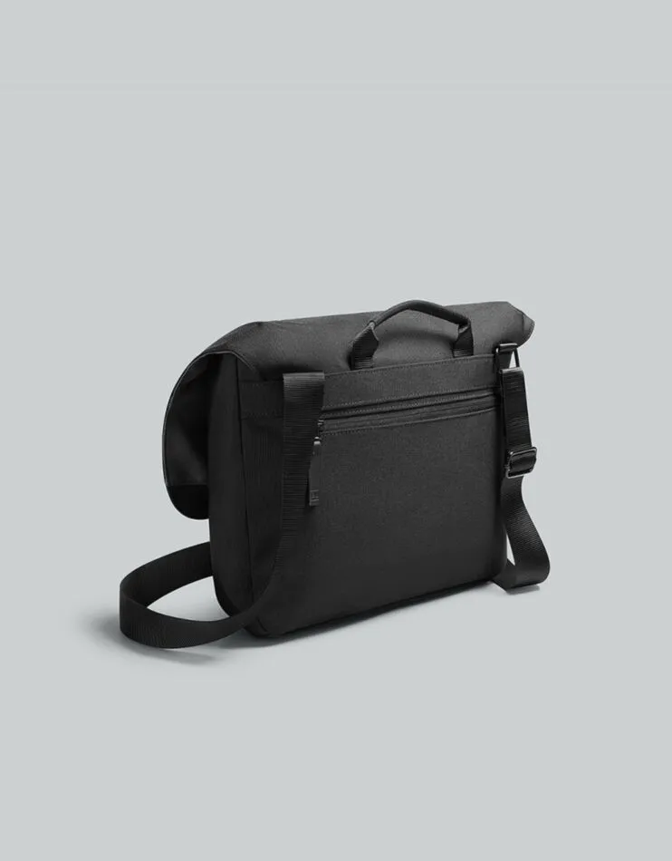 Spläsh Messenger 14 Laptop Bag, Weave Black – Durable, Water-Resistant & Eco-Friendly