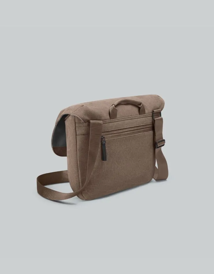 Spläsh Messenger 14 Laptop Bag, Dusty Brown – Durable, Water-Resistant & Eco-Friendly