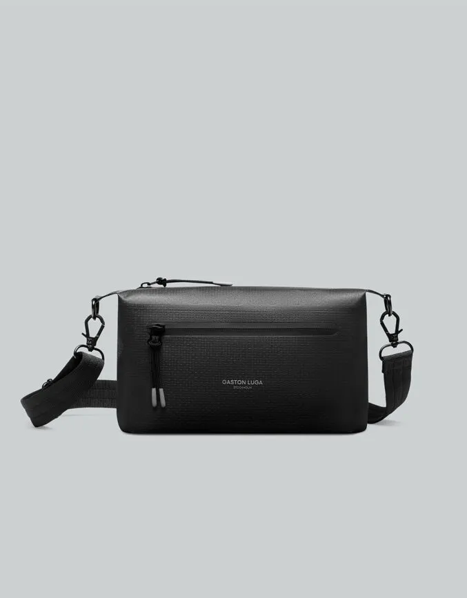 GASTON LUGA ブラック ボディバッグ ガストンルーガのクロスボディバッグ『Spläsh Crossbody Bag
