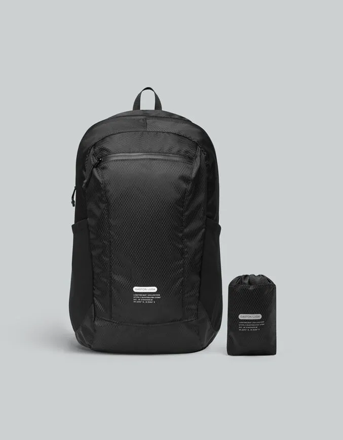 Lightweight Packable Backpack  Black