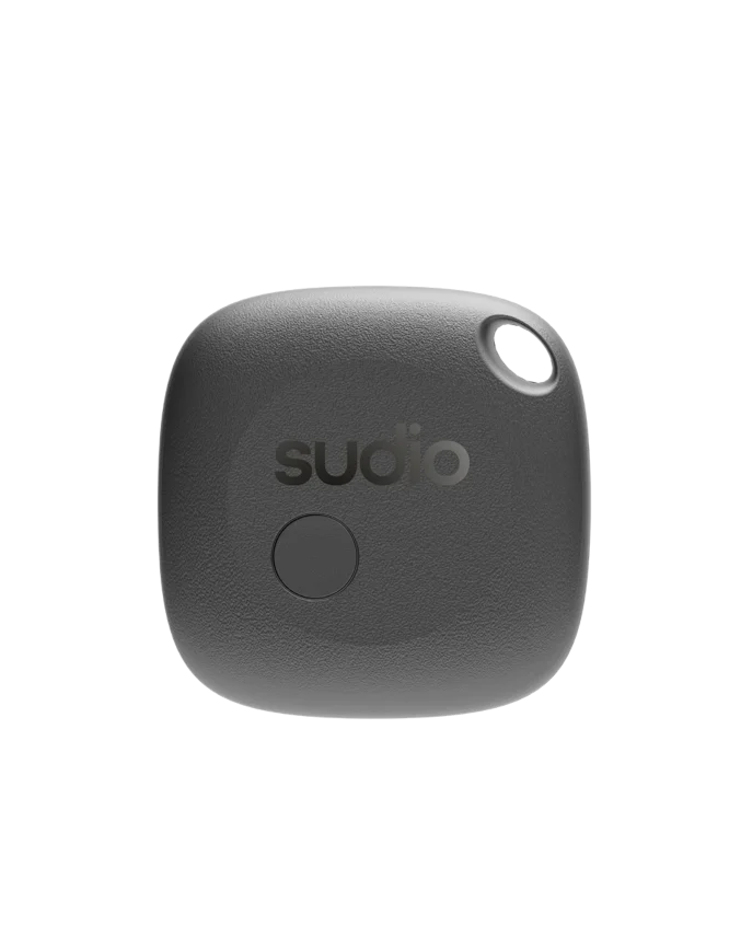 The Smart Tracking Tag Sudio O1 Black (Works with Apple Find My) Black
