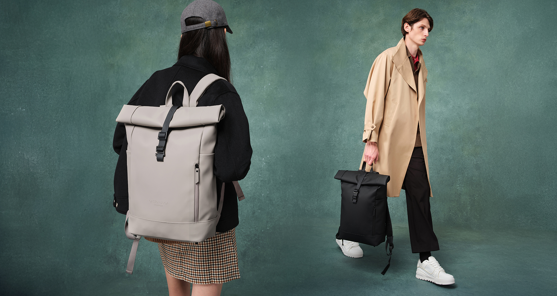 Spläsh Rolltop Backpack 16 inch | Waterproof Vegan Backpack by Gaston Luga